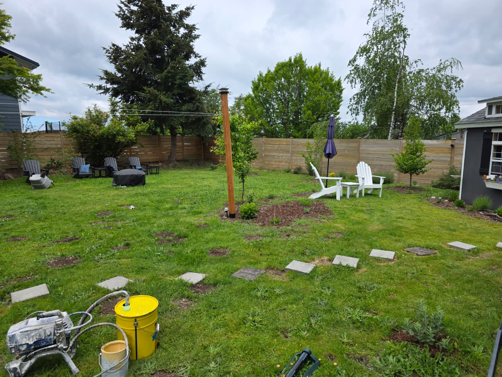 Fence Staining